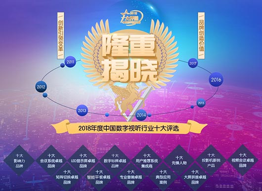 华体会vip5出售
再跻身2018年度数字视听行业“视频会议·十大卓越品牌”